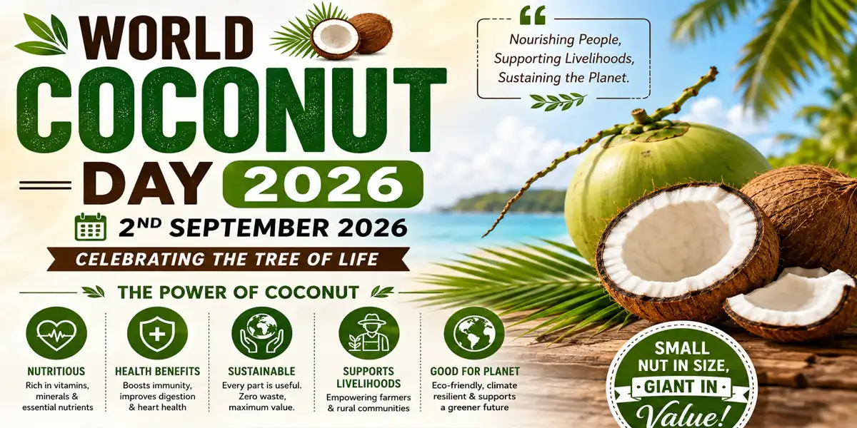 World Coconut Day 2026 - History, Importance & Theme